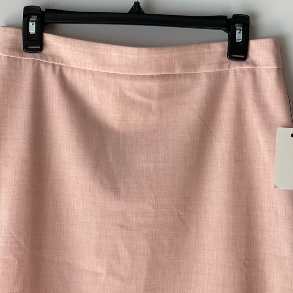 Elle Women's Pink Straight Pencil Short Midi Skirt Career Office Skirt, Sz 6 - Picture 5 of 13